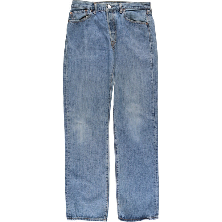 Levi's 501 straight denim pants for men, size W33 cotton blue type Vintage Second Hand