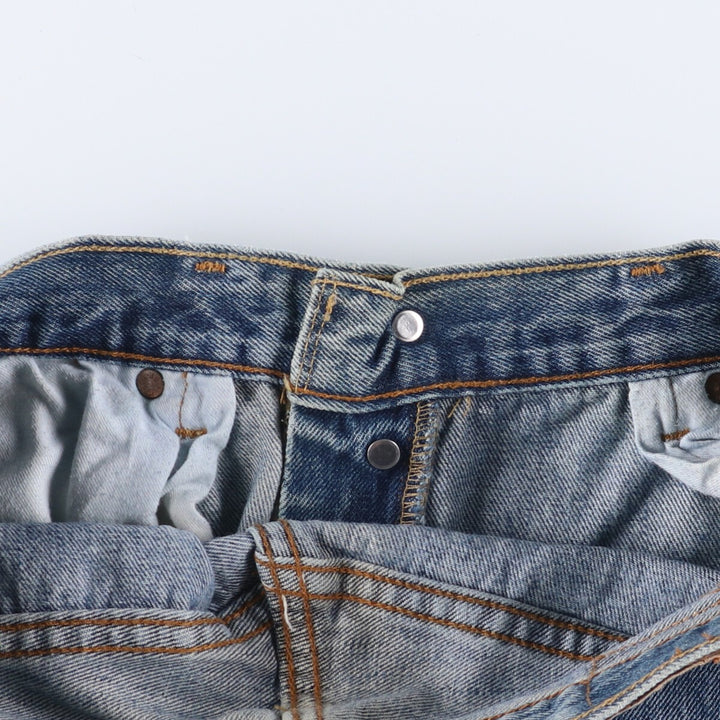Levi's 501 straight denim pants for men, size W33 cotton blue type Vintage Second Hand