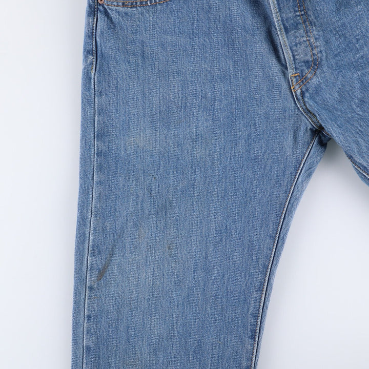 00'S Levi's 501 straight denim pants for men, size W33 cotton blue type Vintage Second Hand