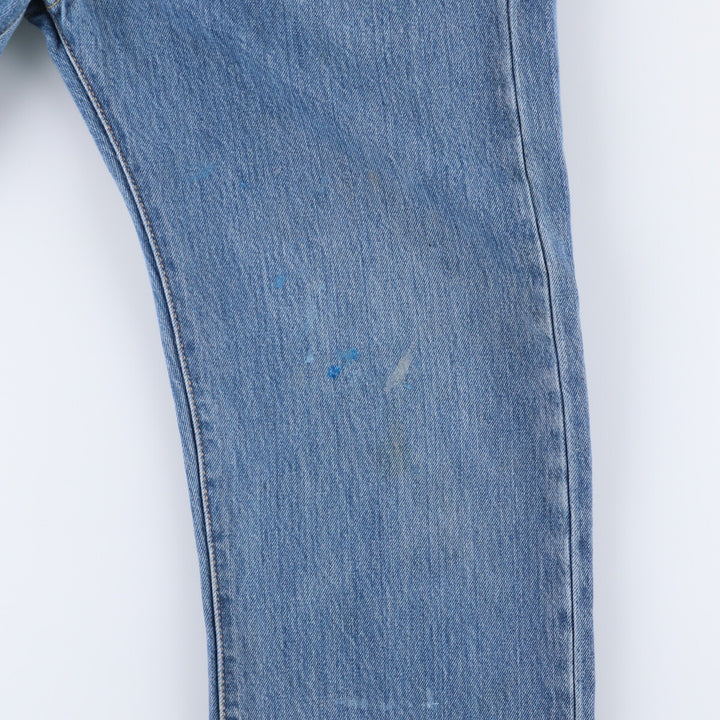 00'S Levi's 501 straight denim pants for men, size W33 cotton blue type Vintage Second Hand
