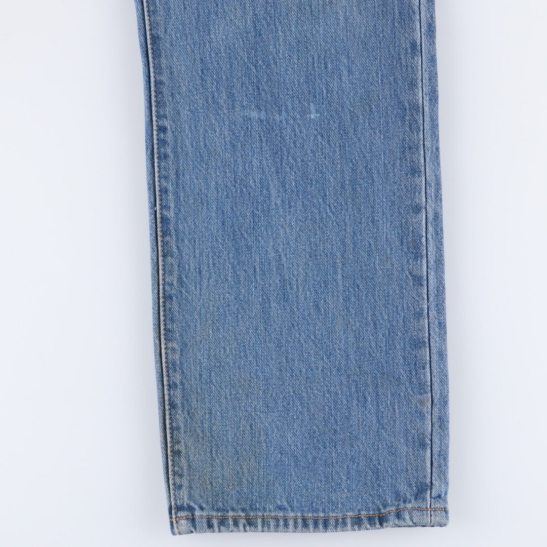 00'S Levi's 501 straight denim pants for men, size W33 cotton blue type Vintage Second Hand