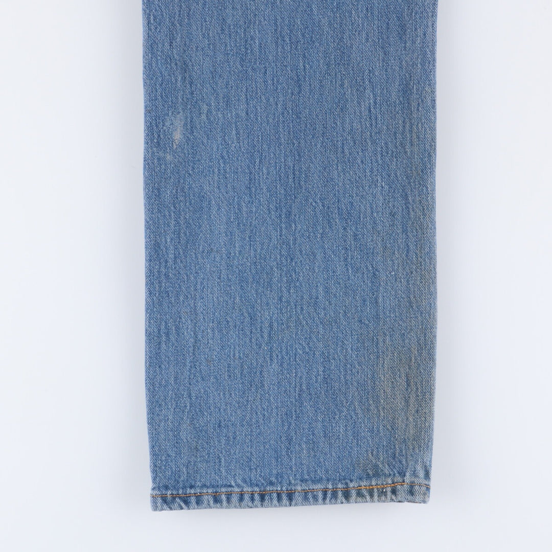 00'S Levi's 501 straight denim pants for men, size W33 cotton blue type Vintage Second Hand
