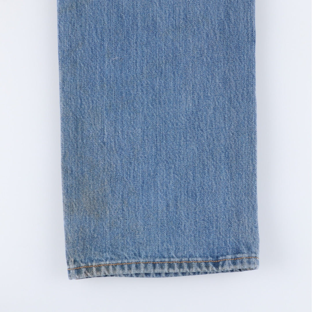00'S Levi's 501 straight denim pants for men, size W33 cotton blue type Vintage Second Hand