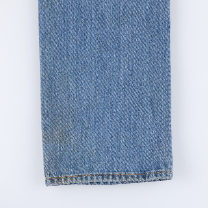 00'S Levi's 501 straight denim pants for men, size W33 cotton blue type Vintage Second Hand