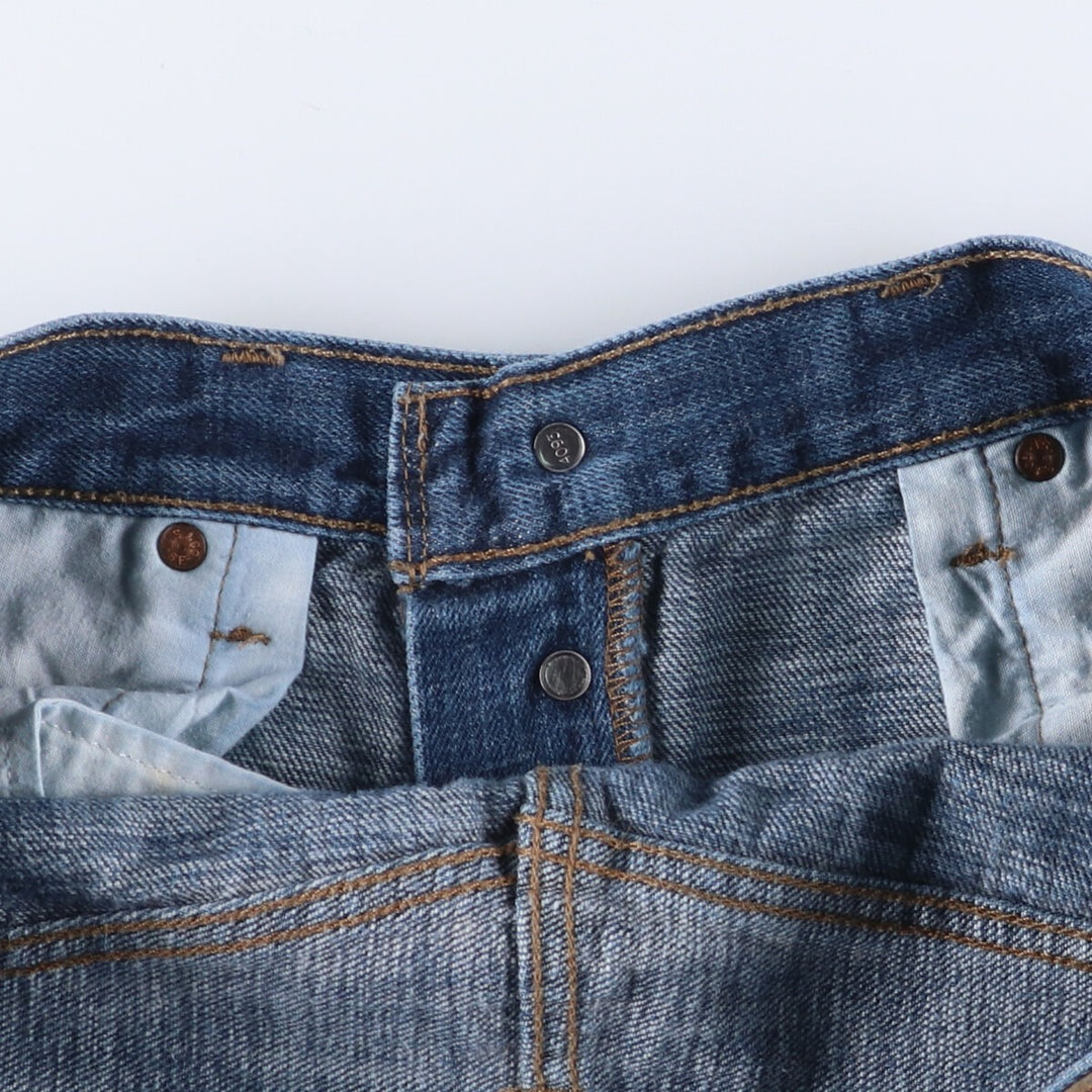 Levi's Levi's 501 straight denim pants for men, equivalent to w34 cotton blue type Vintage Second Hand