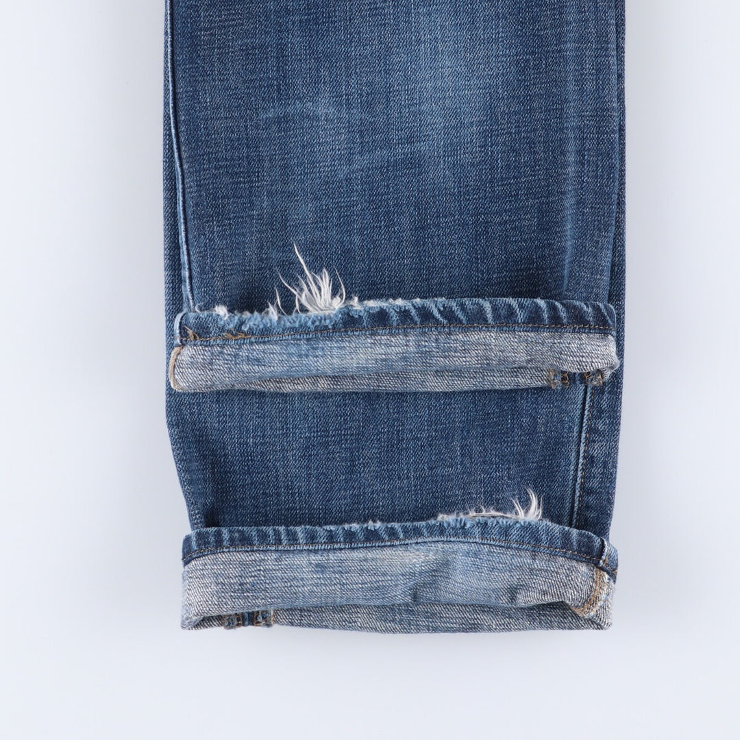 Levi's Levi's 501 straight denim pants for men, equivalent to w34 cotton blue type Vintage Second Hand