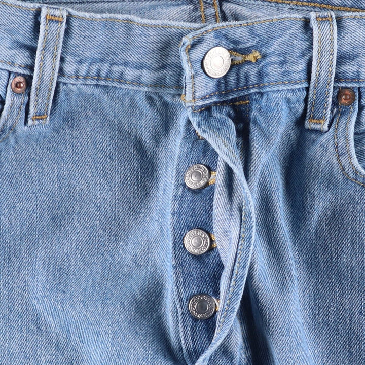 Levi's 501 straight denim pants for men, size W34 cotton blue type Vintage Second Hand