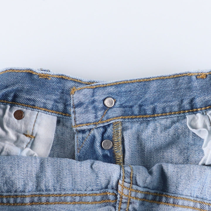 Levi's 501 straight denim pants for men, size W34 cotton blue type Vintage Second Hand