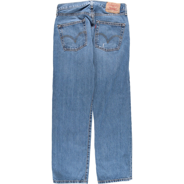 Levi's 501 straight denim pants for men, size W32 cotton blue type Vintage Second Hand