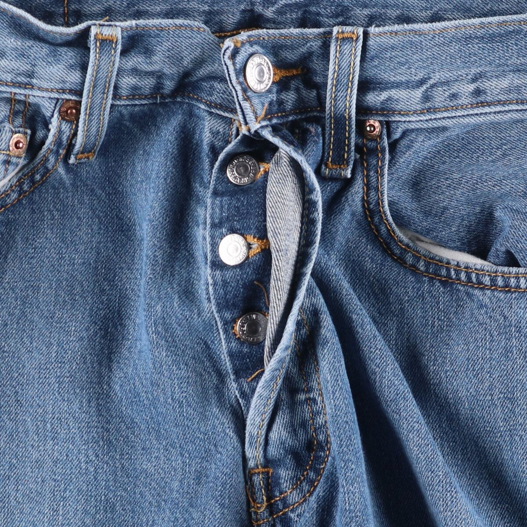 Levi's 501 straight denim pants for men, size W32 cotton blue type Vintage Second Hand