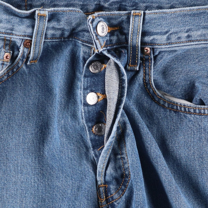 Levi's 501 straight denim pants for men, size W32 cotton blue type Vintage Second Hand
