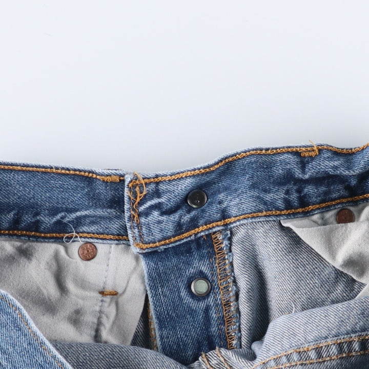 Levi's 501 straight denim pants for men, size W32 cotton blue type Vintage Second Hand