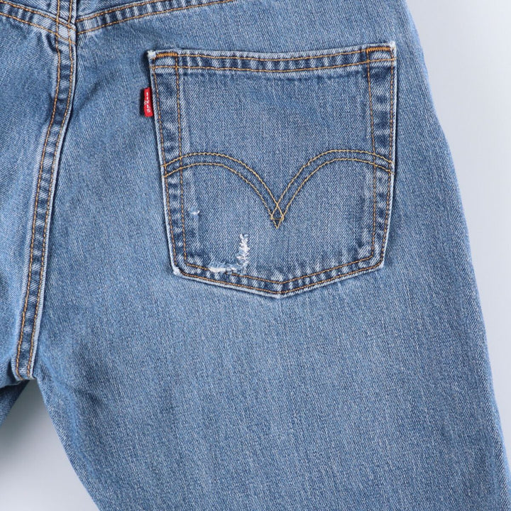 Levi's 501 straight denim pants for men, size W32 cotton blue type Vintage Second Hand
