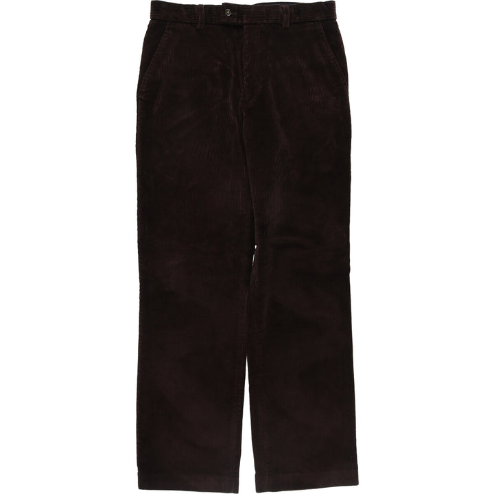 CHARLES TYRWHITT Corduroy Pants for Men, W33 equivalent cotton brown type Vintage Second Hand