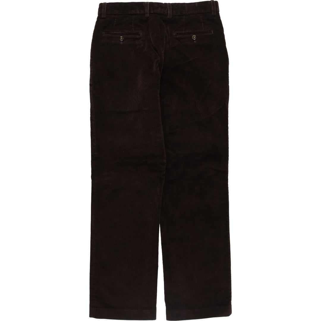 CHARLES TYRWHITT Corduroy Pants for Men, W33 equivalent cotton brown type Vintage Second Hand