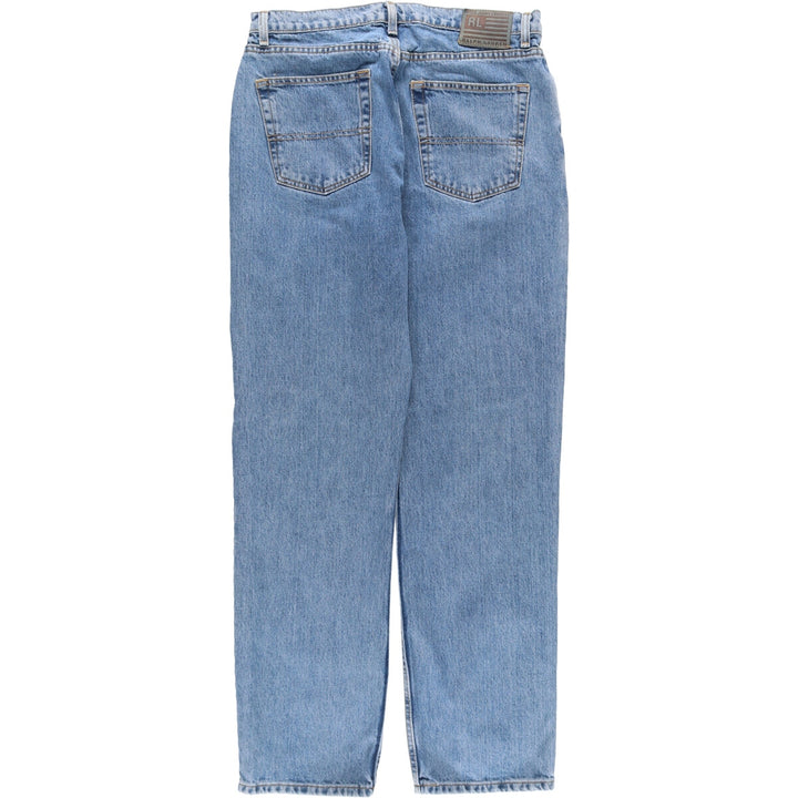 Ralph Lauren POLO JEANS COMPANY tapered denim pants for men, W33 equivalent cotton Blue type light blue Vintage Second Hand