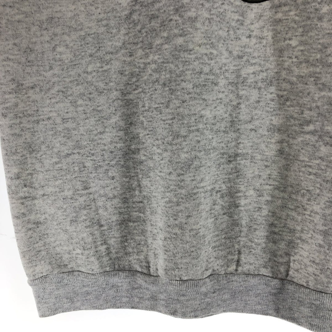 90'S Looney Tunes Tasmanian Devil Character Sweatshirt, Men's L Size, Vintage cotton gray type Vintage Second Hand