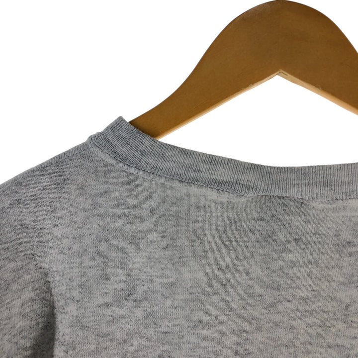 90'S Looney Tunes Tasmanian Devil Character Sweatshirt, Men's L Size, Vintage cotton gray type Vintage Second Hand