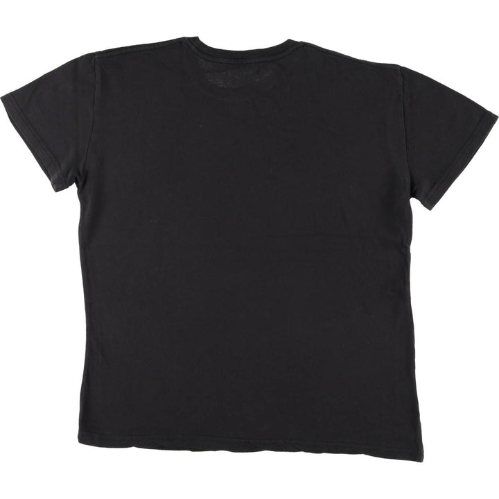 DEF LEPPARD Def Leppard Band T-shirt Band T Men's L size cotton black type Vintage Second Hand