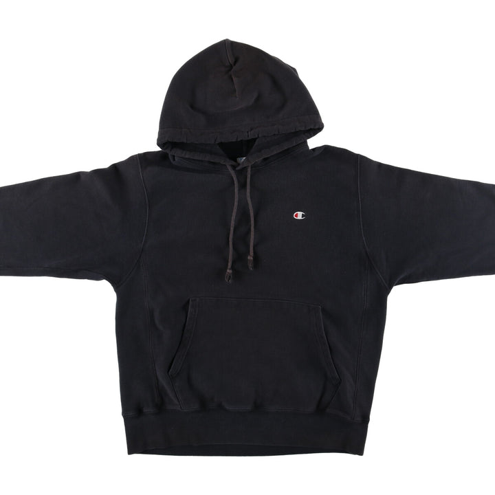 Champion REVERSE WEAVE Reverse Weave Sweat Pullover Hoodie Men's M cotton black type Vintage Second Hand