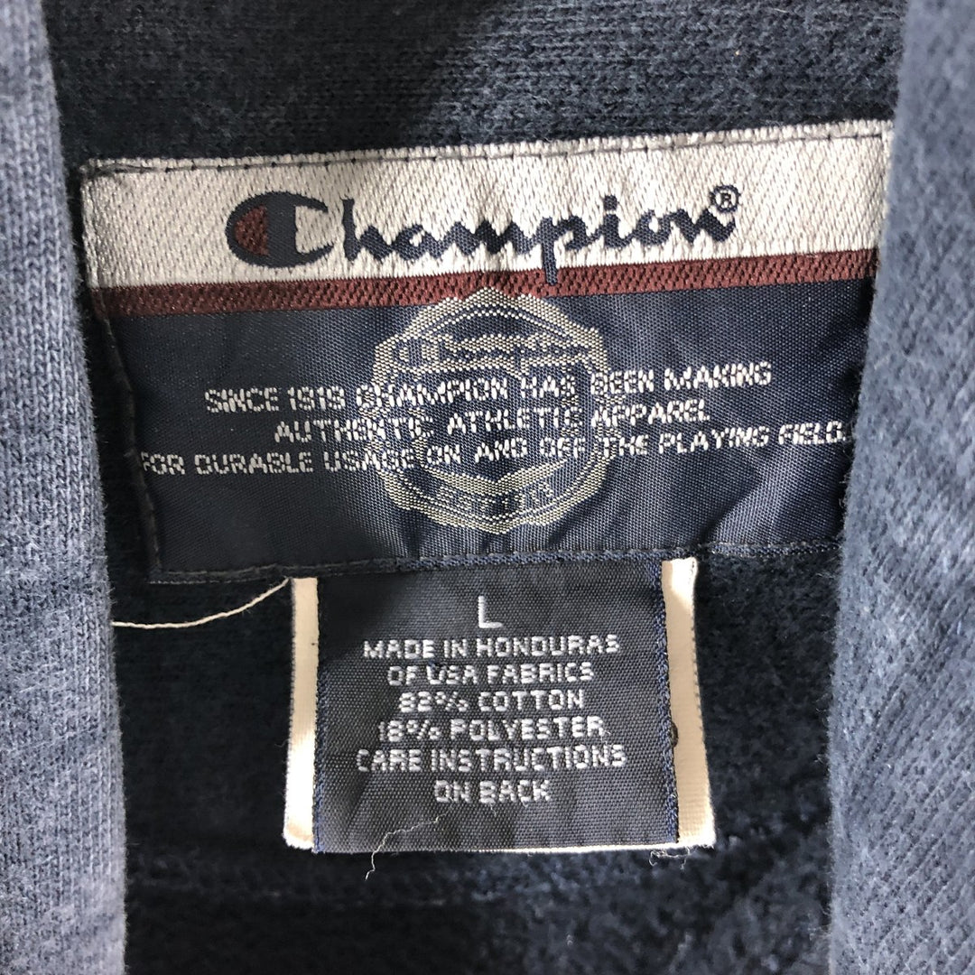 Champion REVERSE WEAVE Reverse Weave College Sweat Pullover Hoodie Men's L size cotton navy blue type Vintage Second Hand
