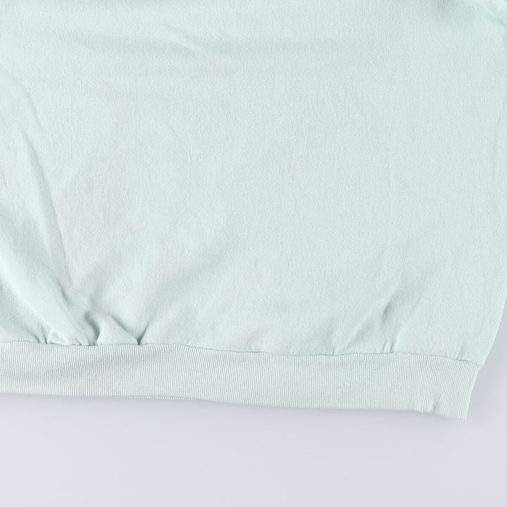 Vintage 80s-90'S Jerzees printed sweatshirt, sweatshirt, made in USA, men's XL size cotton Mint green Vintage Second Hand