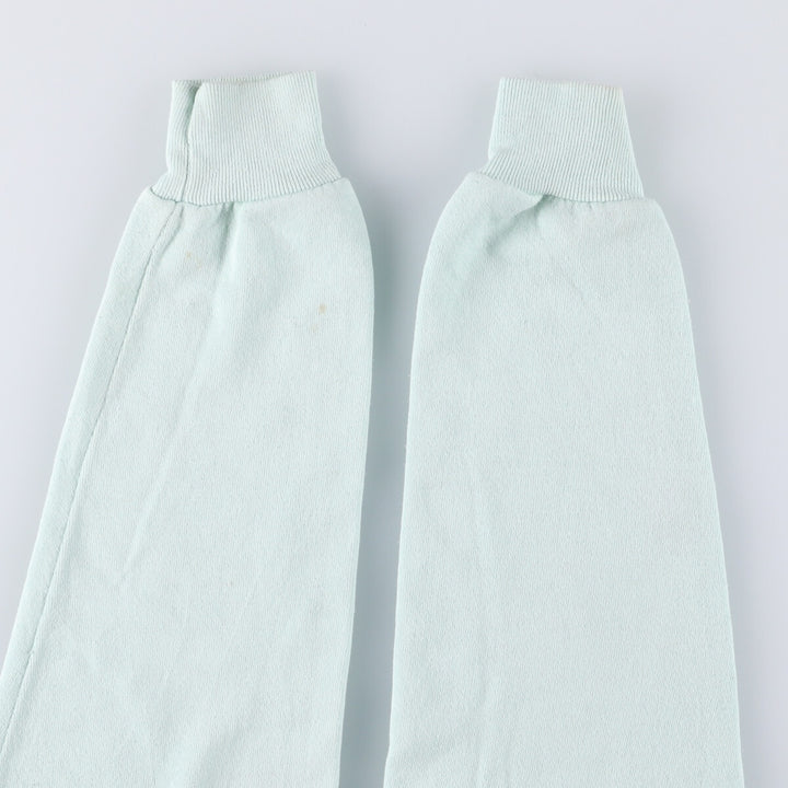 Vintage 80s-90'S Jerzees printed sweatshirt, sweatshirt, made in USA, men's XL size cotton Mint green Vintage Second Hand