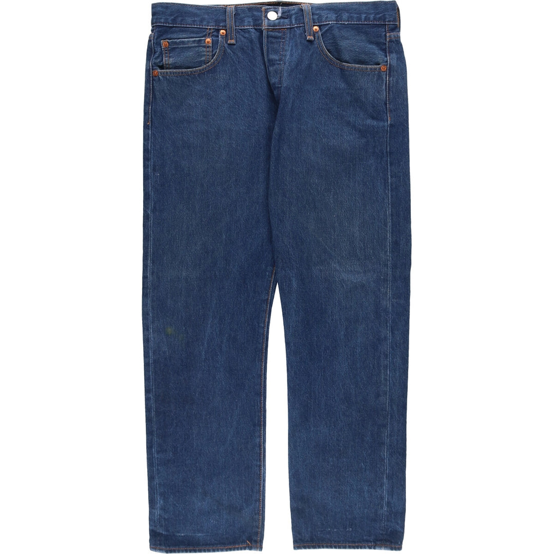 Levi's 501 straight denim pants for men, size W34 cotton blue type Vintage Second Hand