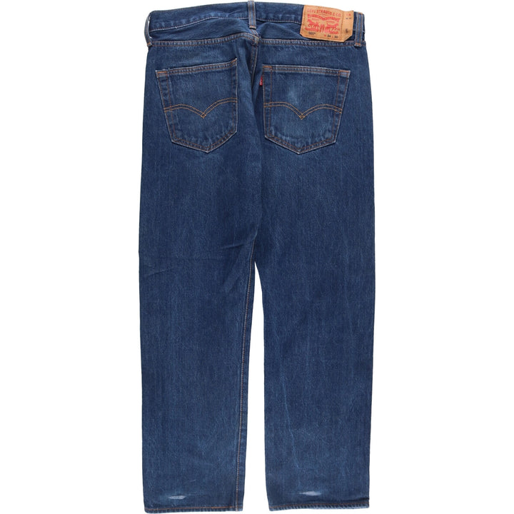 Levi's 501 straight denim pants for men, size W34 cotton blue type Vintage Second Hand