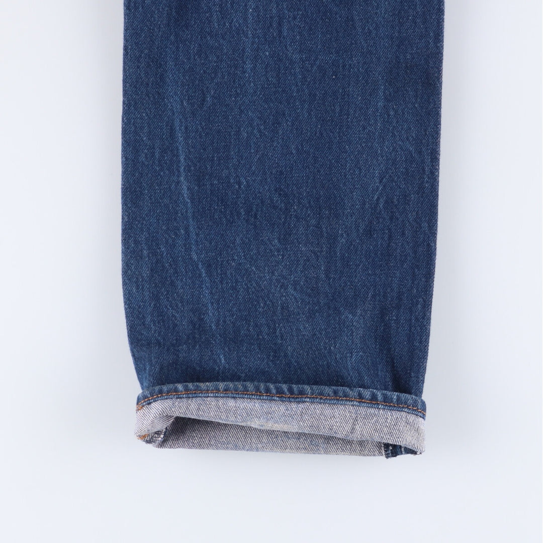 Levi's 501 straight denim pants for men, size W34 cotton blue type Vintage Second Hand
