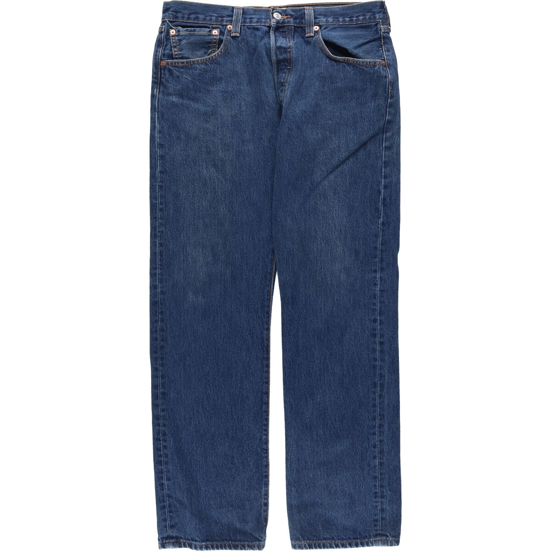 Levi's 501 straight denim pants for men, size W34 cotton blue type Vintage Second Hand
