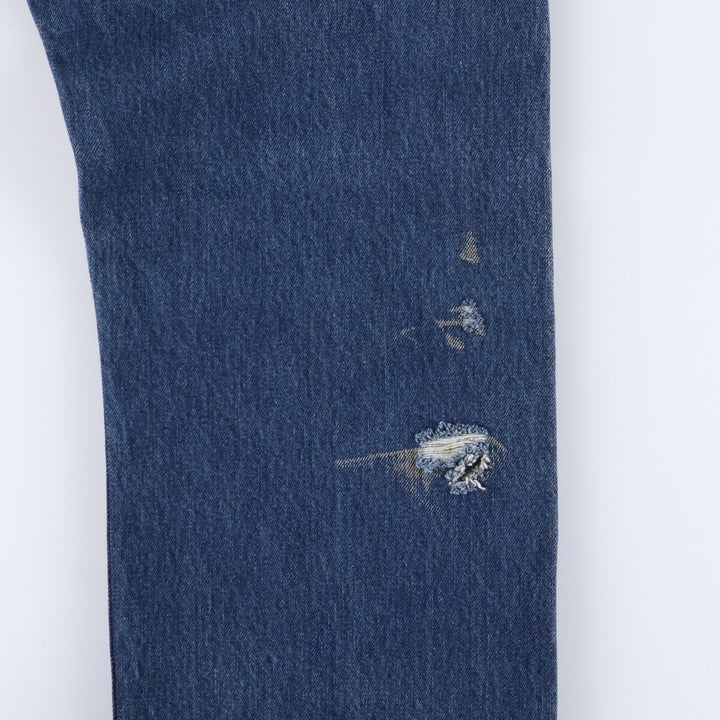 Levi's 501 straight denim pants for men, size W34 cotton blue type Vintage Second Hand