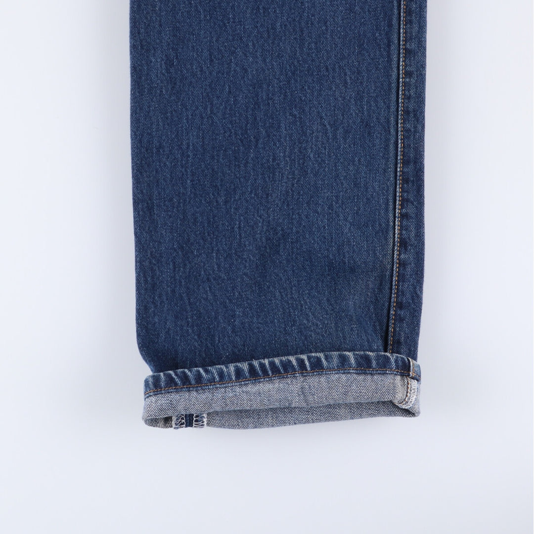 Levi's 501 straight denim pants for men, size W34 cotton blue type Vintage Second Hand