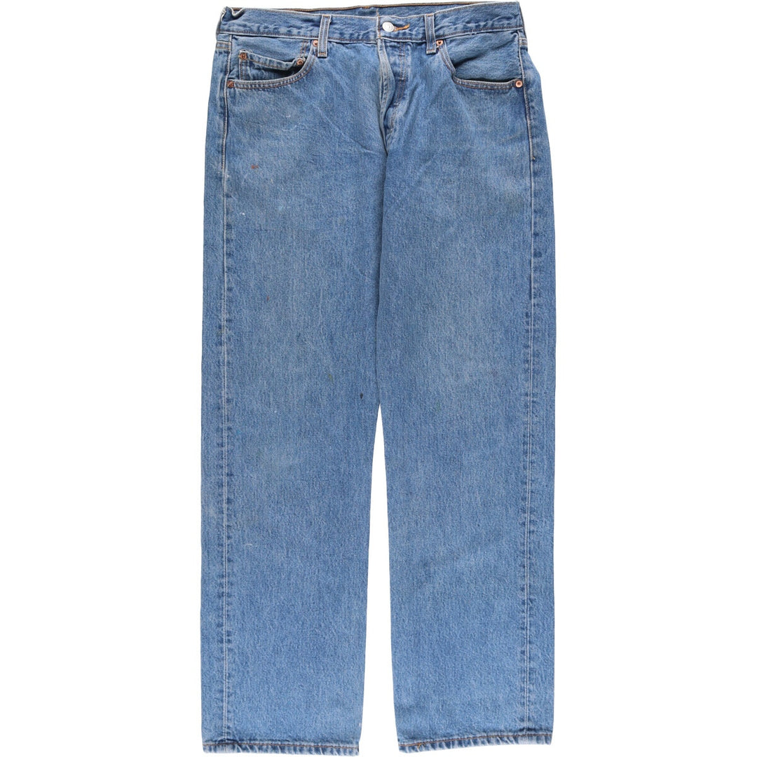Levi's 501 straight denim pants for men, size W36 cotton blue type Vintage Second Hand