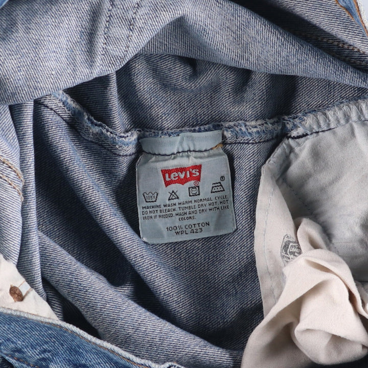 Levi's 501 straight denim pants for men, size W36 cotton blue type Vintage Second Hand