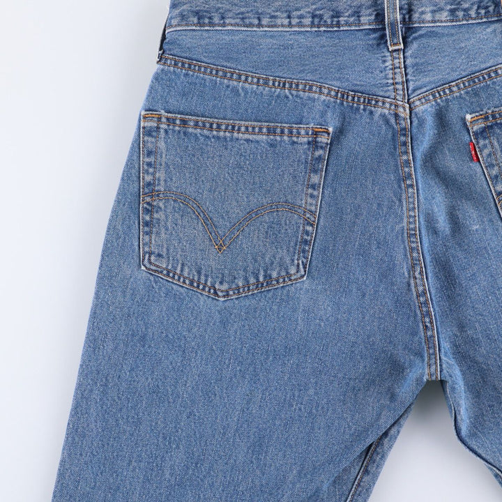 Levi's 501 straight denim pants for men, size W36 cotton blue type Vintage Second Hand