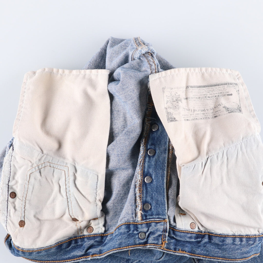 Levi's 501 straight denim pants for men, size W36 cotton blue type Vintage Second Hand