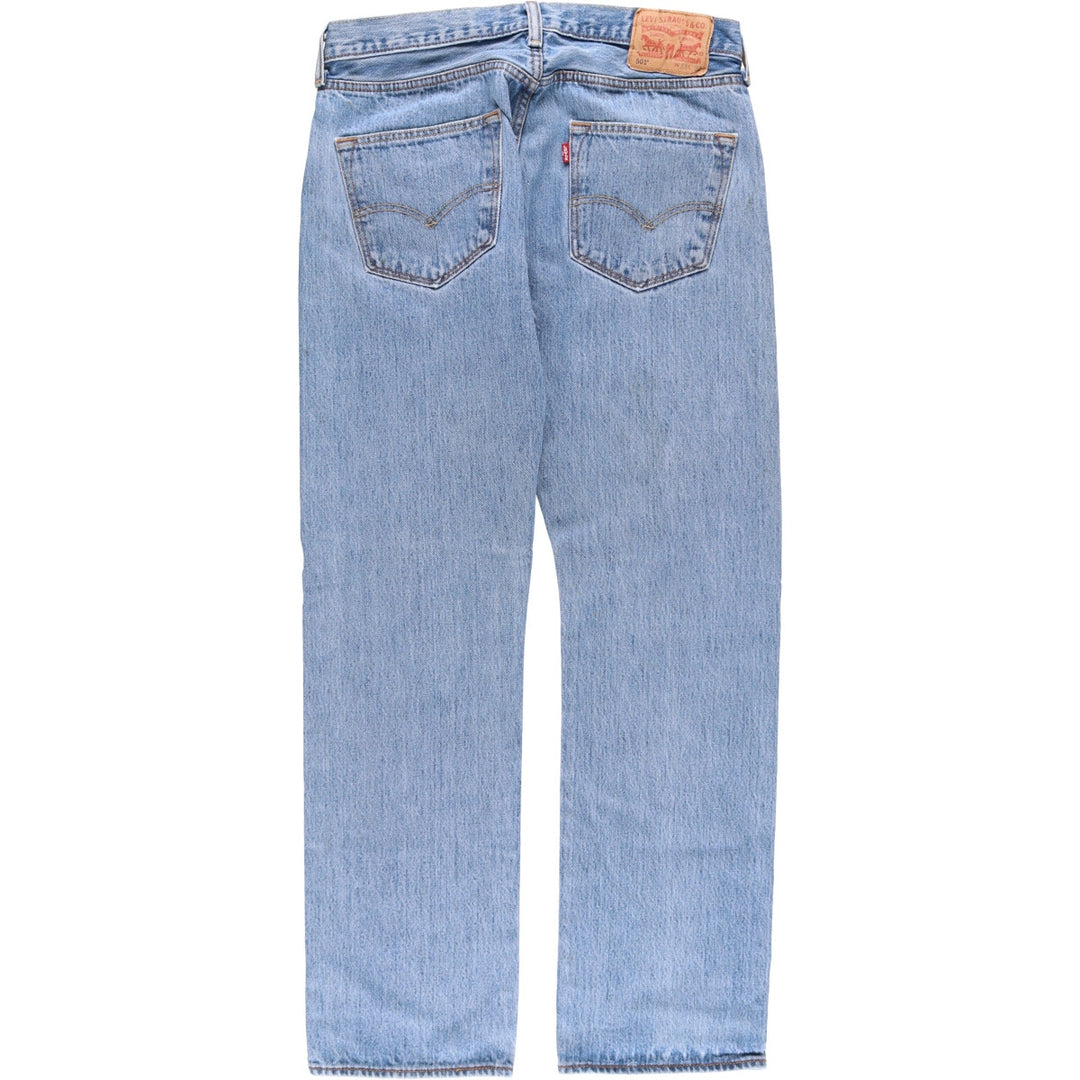Levi's 501 straight denim pants for men, size W33 cotton blue type Vintage Second Hand