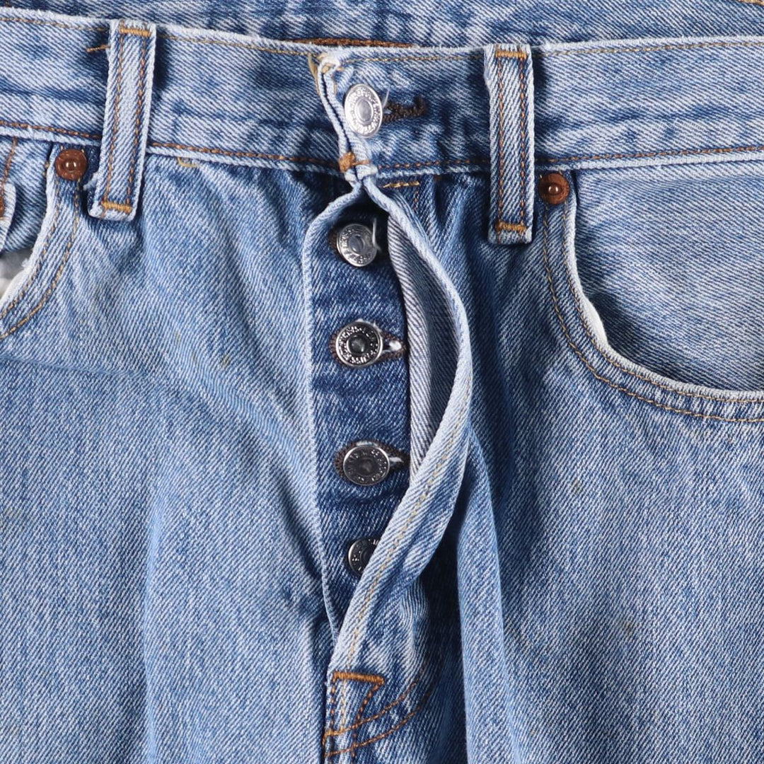 Levi's 501 straight denim pants for men, size W33 cotton blue type Vintage Second Hand