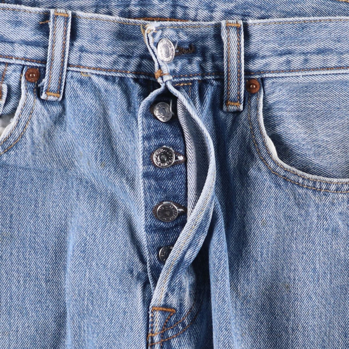 Levi's 501 straight denim pants for men, size W33 cotton blue type Vintage Second Hand