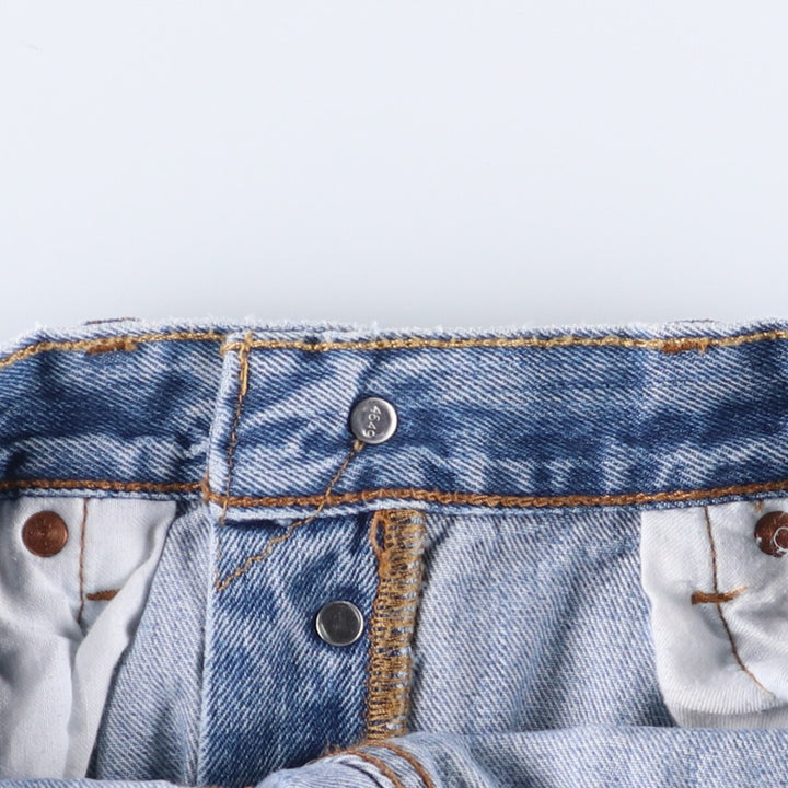 Levi's 501 straight denim pants for men, size W33 cotton blue type Vintage Second Hand