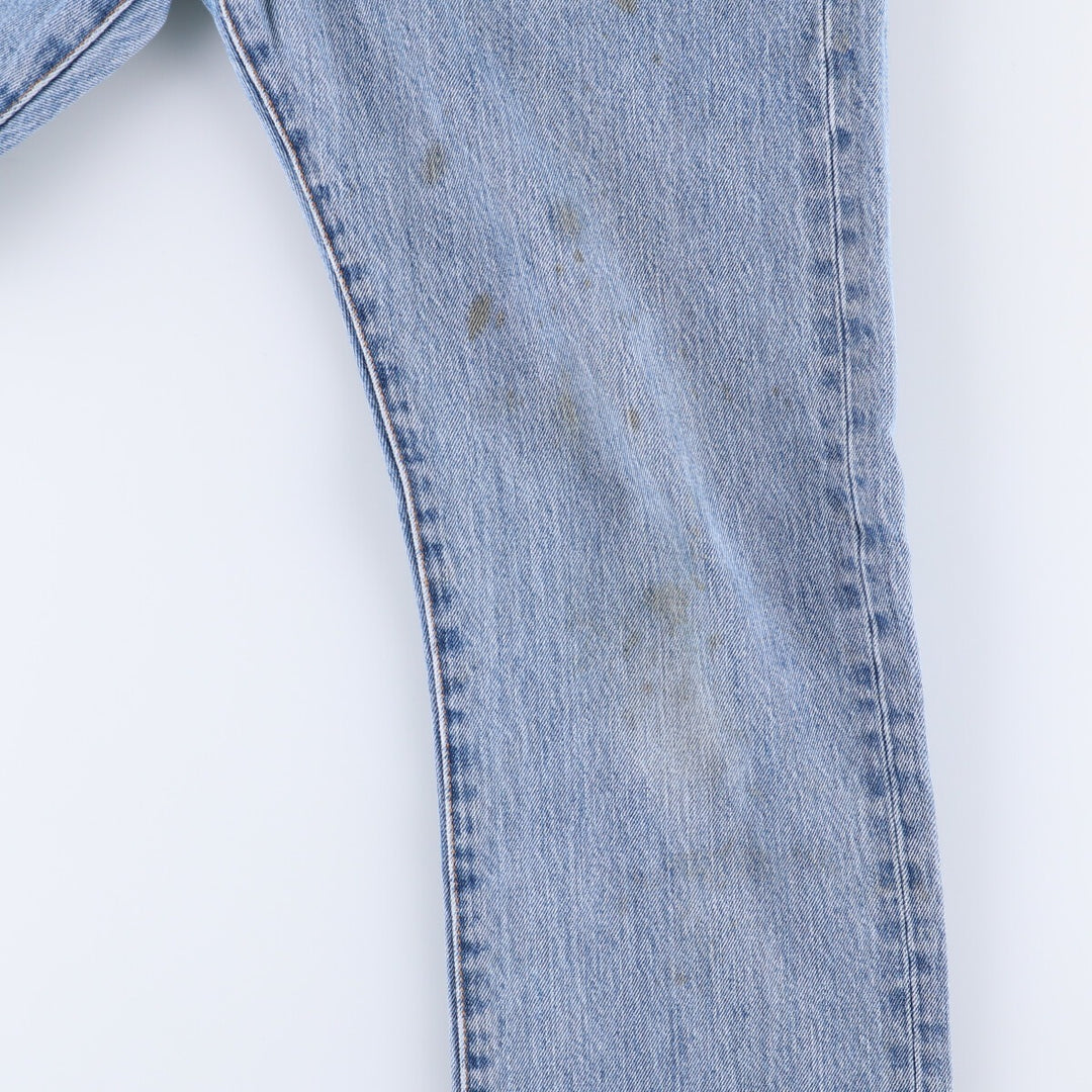 Levi's 501 straight denim pants for men, size W33 cotton blue type Vintage Second Hand