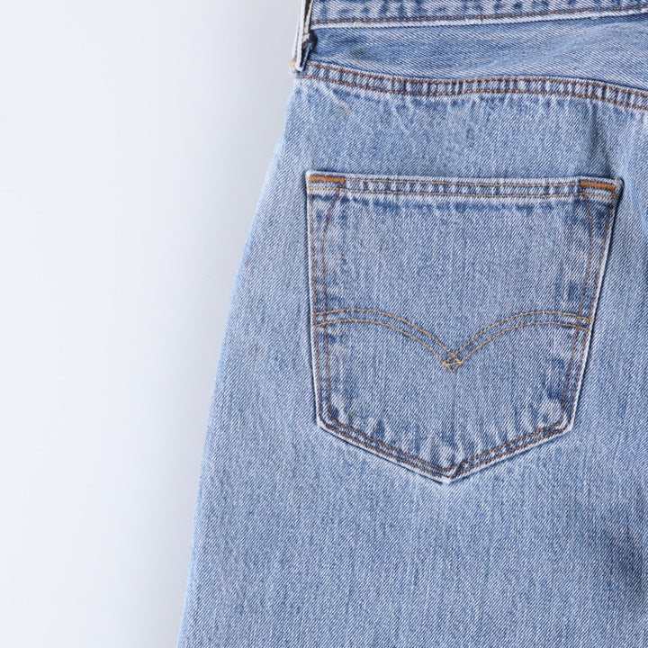 Levi's 501 straight denim pants for men, size W33 cotton blue type Vintage Second Hand