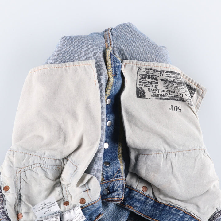 Levi's 501 straight denim pants for men, size W36 cotton blue type Vintage Second Hand