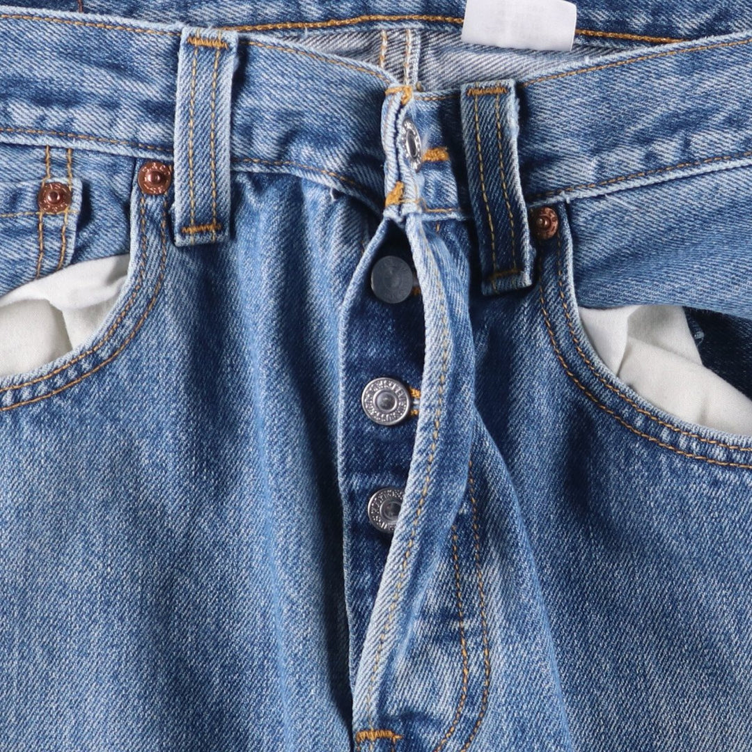 Levi's 501 straight denim pants for men, equivalent to w31 cotton blue type Vintage Second Hand