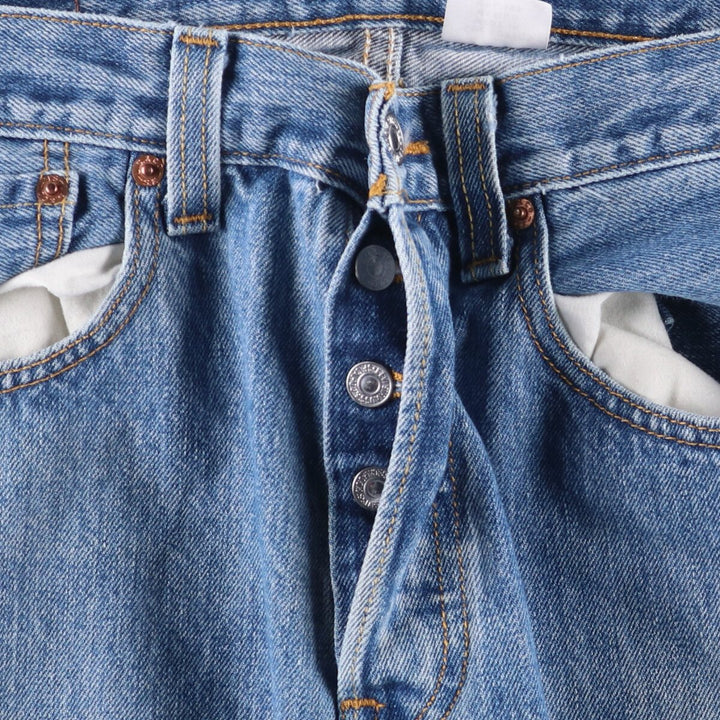 Levi's 501 straight denim pants for men, equivalent to w31 cotton blue type Vintage Second Hand