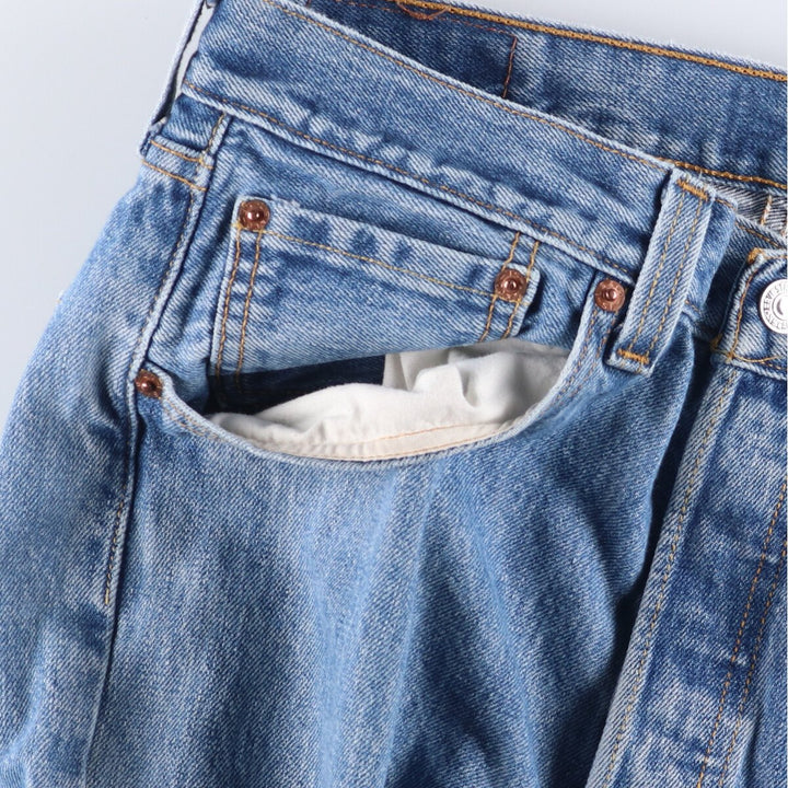 Levi's 501 straight denim pants for men, equivalent to w31 cotton blue type Vintage Second Hand