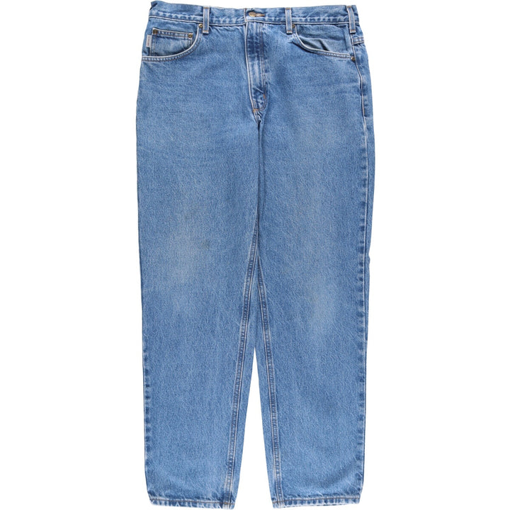 Carhartt Relaxed Fit Tapered Denim Pants for Men, W36 cotton blue type Vintage Second Hand