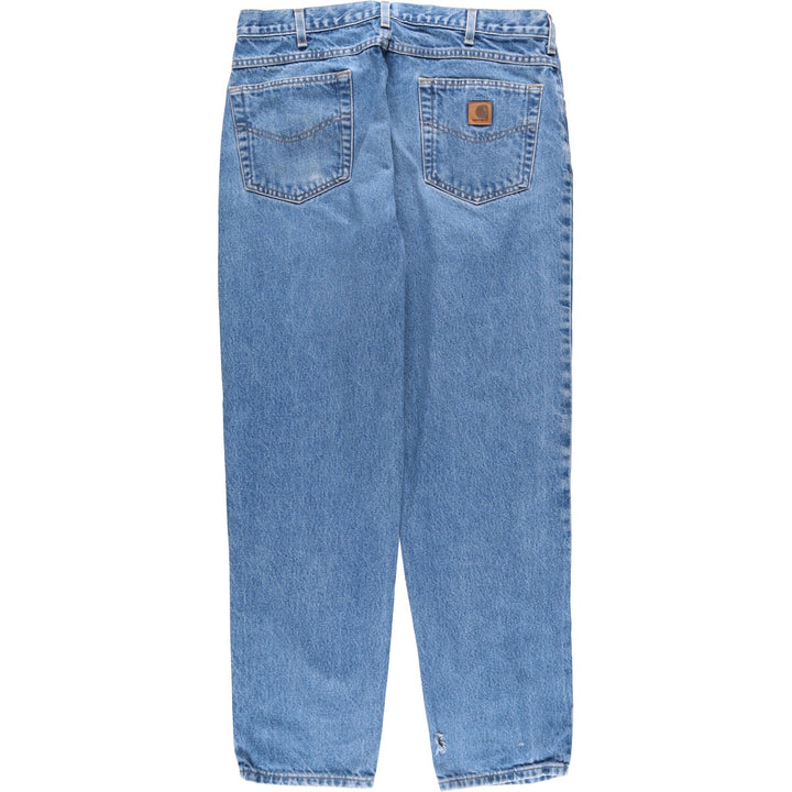 Carhartt Relaxed Fit Tapered Denim Pants for Men, W36 cotton blue type Vintage Second Hand
