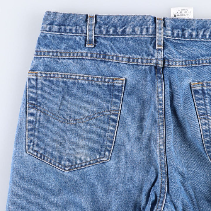 Carhartt Relaxed Fit Tapered Denim Pants for Men, W36 cotton blue type Vintage Second Hand